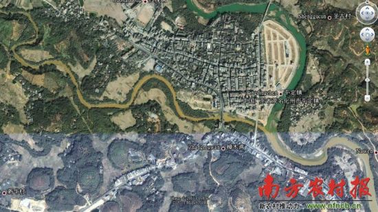 “人工黃河”在google地圖上的截圖