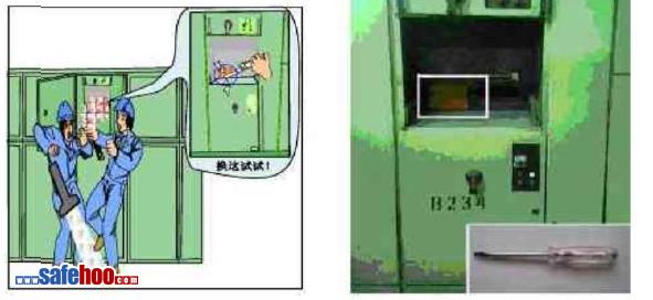嚴(yán)重違章驗(yàn)電 短路灼傷二人