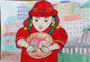 繪畫作品：烈火中的英雄