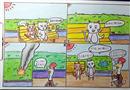 繪畫作品：一個(gè)煙頭惹的禍