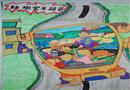 繪畫(huà)作品：杜絕客車(chē)超員