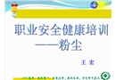 職業(yè)安全健康培訓(xùn)——粉塵