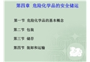 危險化學品的安全儲運