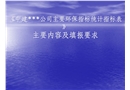 《中建某公司主要環(huán)保指標(biāo)統(tǒng)計指標(biāo)表》主要內(nèi)容及填報要求
