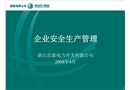 電力企業(yè)安全生產(chǎn)管理PPT