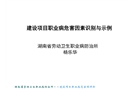 建設(shè)項目職業(yè)病危害因素識別與示例