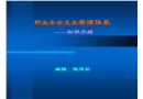 職業(yè)健康安全管理體系基礎(chǔ)知識