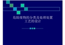 危險廢物的分類及處理處置