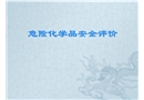 危險(xiǎn)化學(xué)品項(xiàng)目安全評(píng)價(jià)
