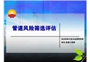 管道風(fēng)險篩選評估