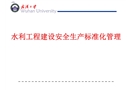 水利工程建設(shè)安全生產(chǎn)標準化管理