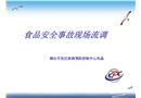 食品安全事故現(xiàn)場(chǎng)流調(diào)
