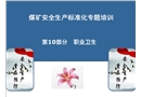 職業(yè)衛(wèi)生安全生產(chǎn)標(biāo)準(zhǔn)