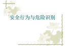 安全行為與危險(xiǎn)識(shí)別