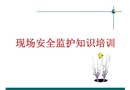 現(xiàn)場安全監(jiān)護知識培訓