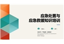 應急處置與應急救援知識培訓