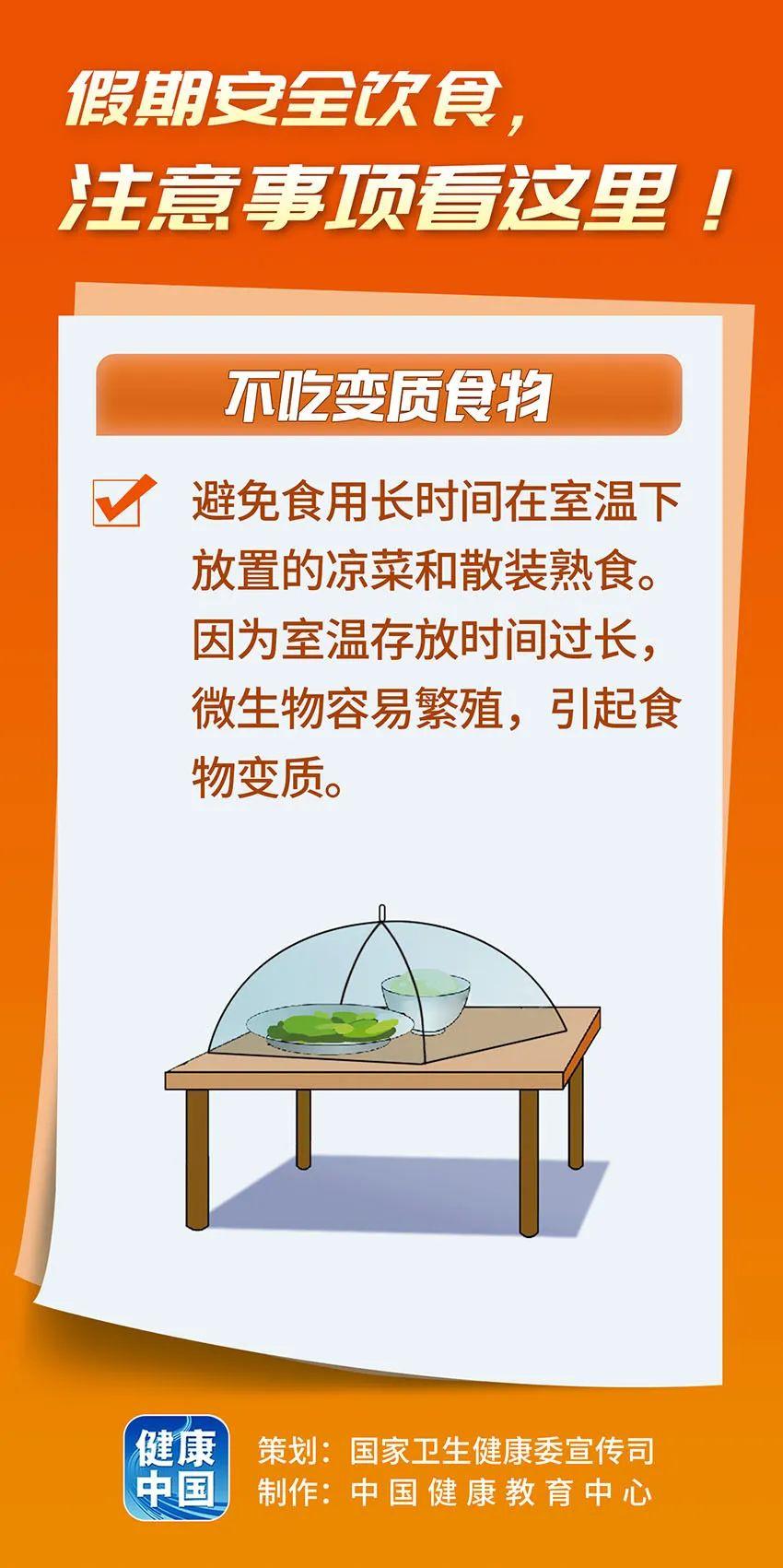 假期安全飲食,注意事項看這里