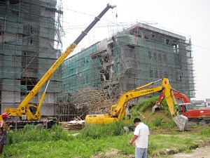 江蘇泰州在建工地發(fā)生坍塌事故已致3死1傷