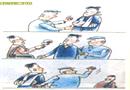 接受采訪