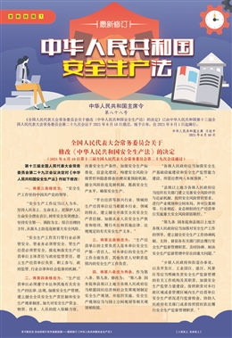 最新修訂《中華人民共和國安全生產(chǎn)法》宣貫掛圖