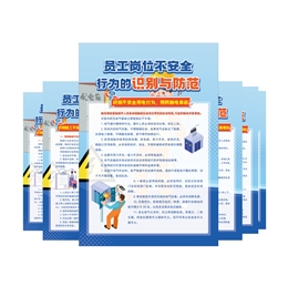員工崗位不安全行為的識別與防范宣教掛圖