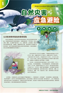 自然災害應急避險與自救宣教掛圖